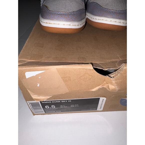 Nike women’s dunk sky high silver 6.5Y - Picture 7 of 9